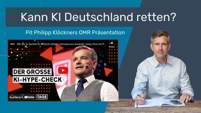 Pit Klöckner: KI gibt den Produktivitätsschub in Deutschland