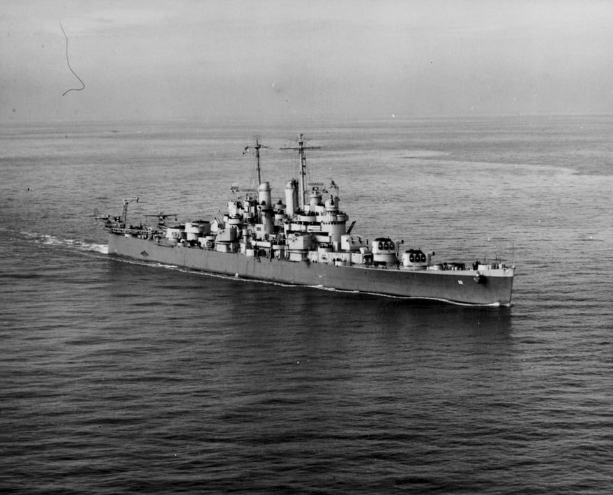 USS Cleveland - signale

