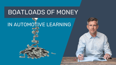 Viel Geld für das Lernen in der Automobilindustrie