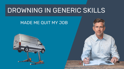 Unzufriedenheit und kurzlebiger Erfolg – zu viele generische Skills sind schuld.